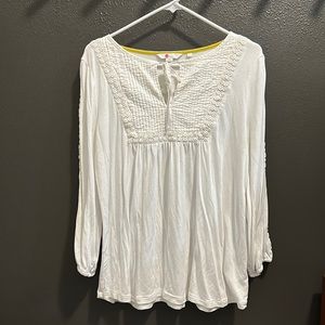 white modal Boden top